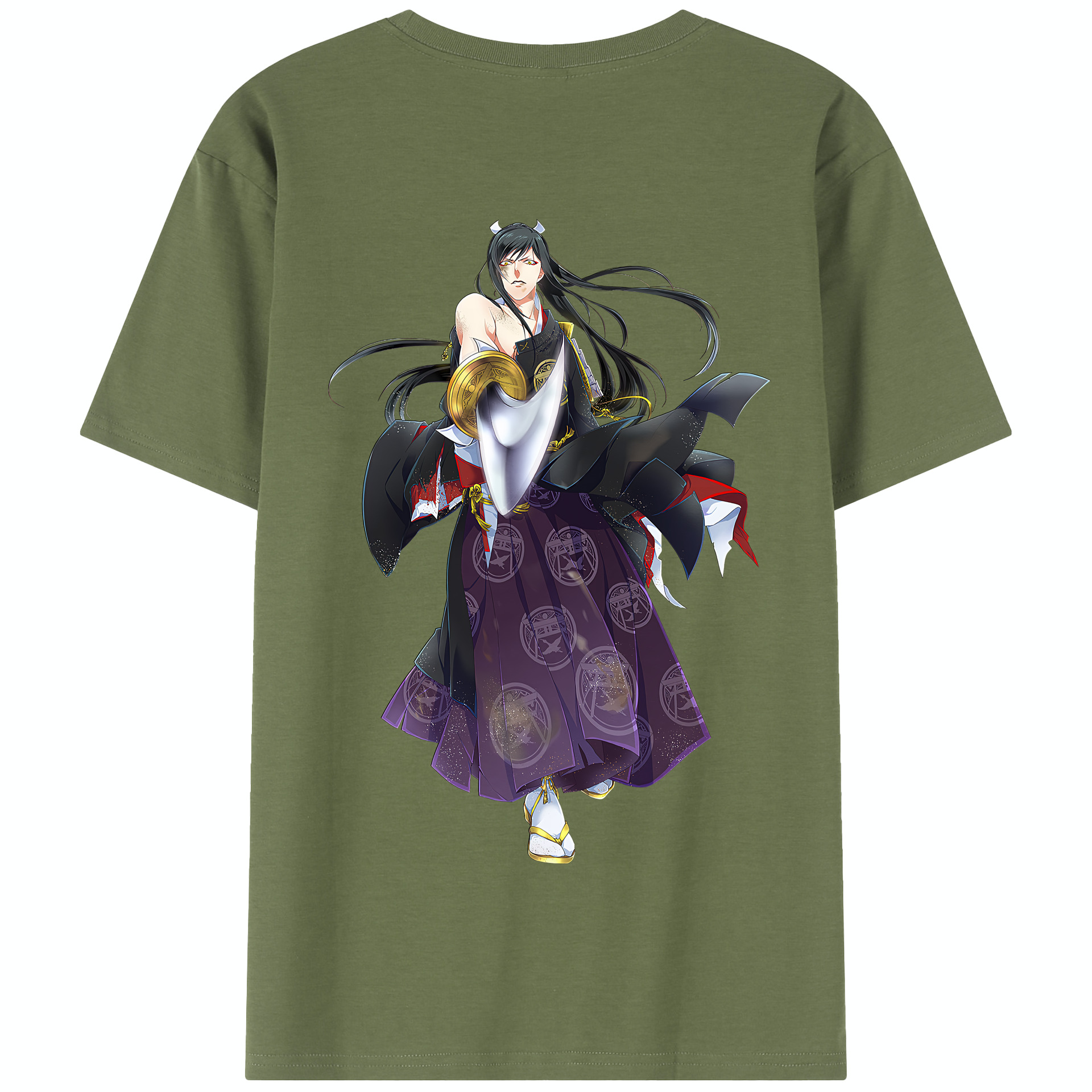 （画像用） 刀剣乱舞 Touken Ranbu 綿100％半袖Tシャツ（背面プリント）
